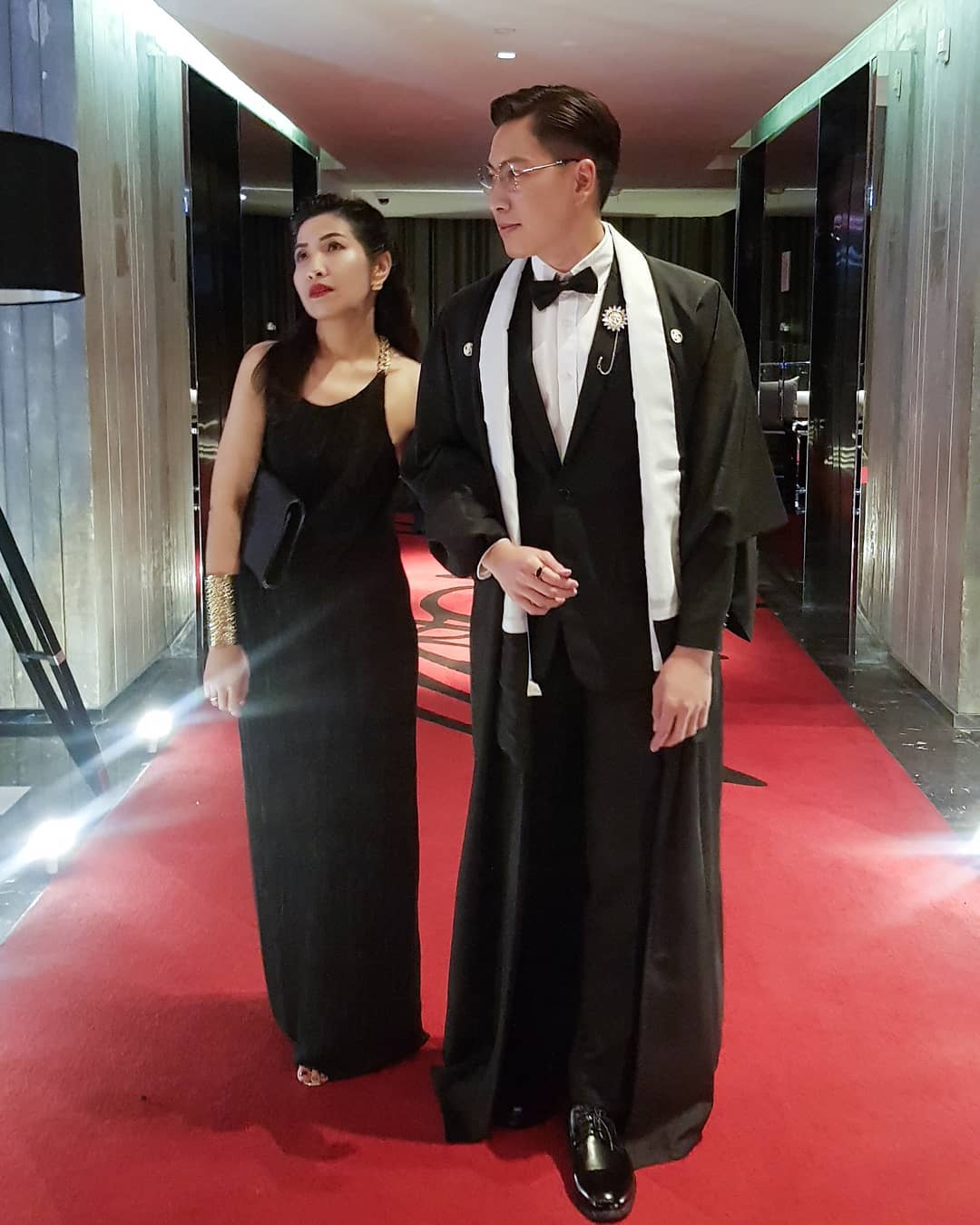 Customer wearing Sumo Vintage